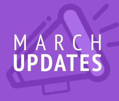 March 2021 Updates